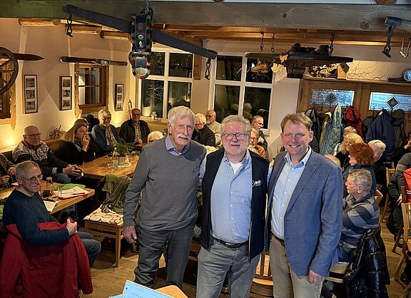 Georg Schäfer, Alfons Eilers und Claus Jacobi