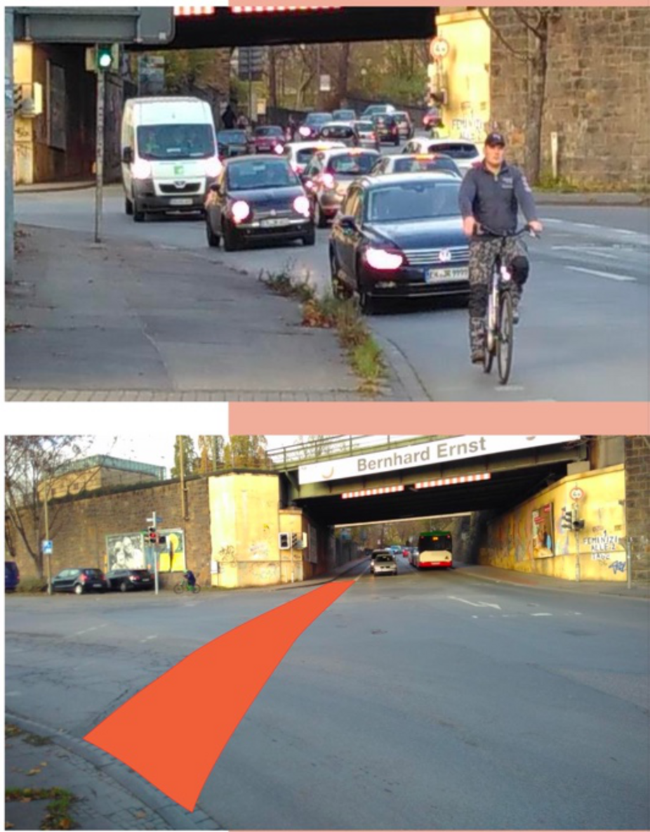 Kreuzung Ruhrstraße - Gasstraße - Wetterstraße