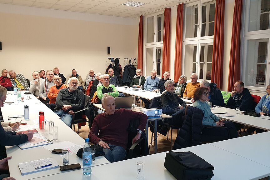 Mitgliederversammlung Hattingen/Sprockhövel Mitgliederversammlung der Ortsgruppe Hattingen/Sprockhövel, Februar 2025