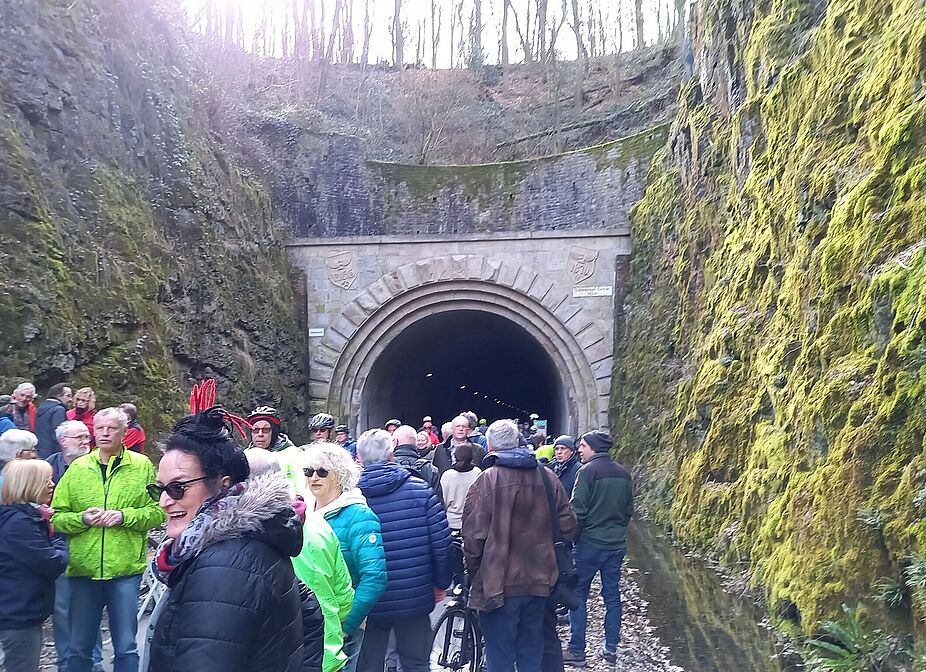 Am Nordportal des Schwelmer Tunnels Am Nordportal des Schwelmer Tunnels
