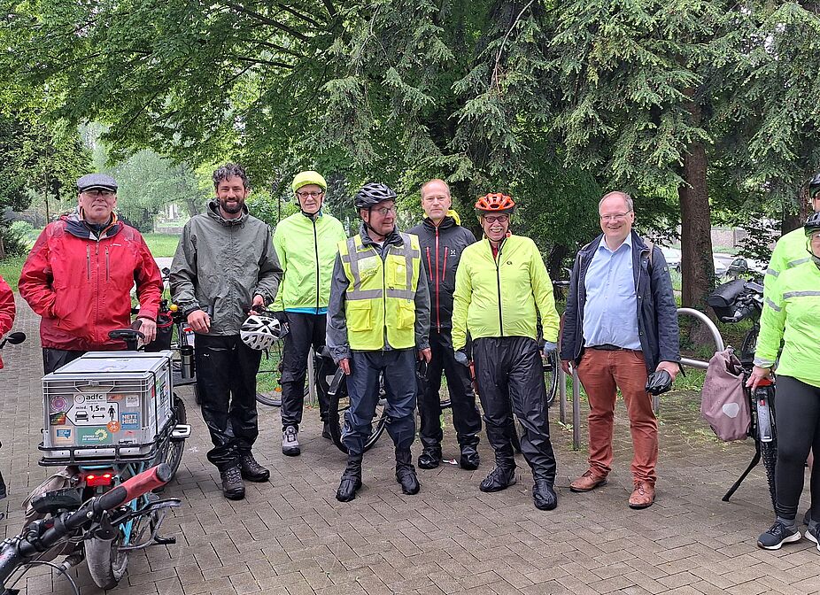 Start am Holschentor mit Olaf Schade Start am Holschentor mit Olaf Schade