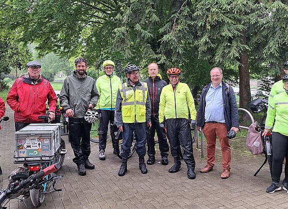 Start am Holschentor mit Olaf Schade
