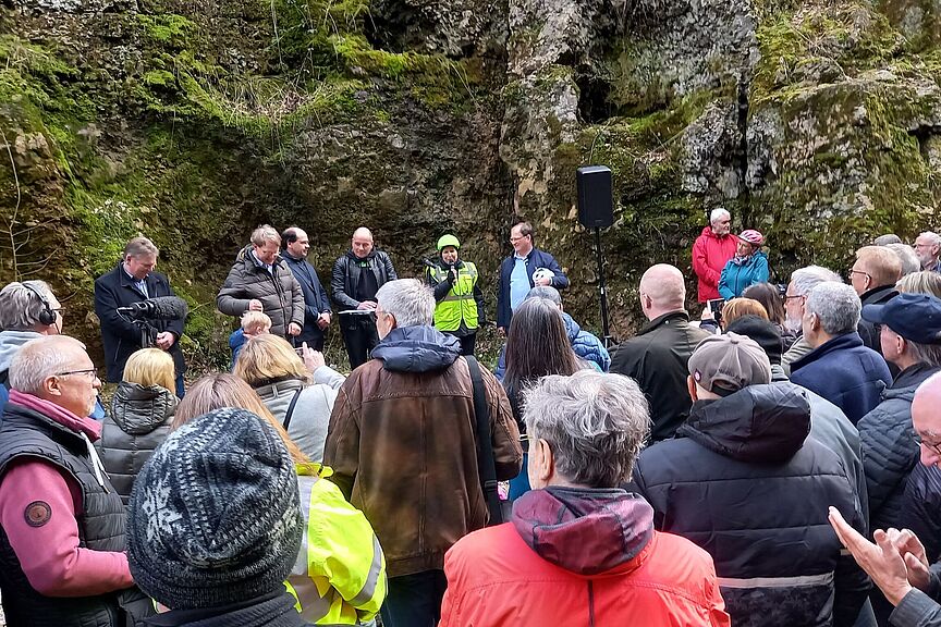 Einweihung Radweg unter dem Karst Einweihung Radweg unter dem Karst