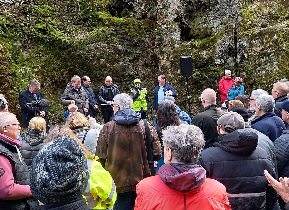 Einweihung Radweg unter dem Karst Einweihung Radweg unter dem Karst