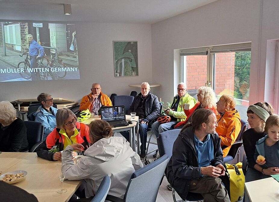 Treffen beim Fahrrradbotschafter Treffen beim Fahrrradbotschafter