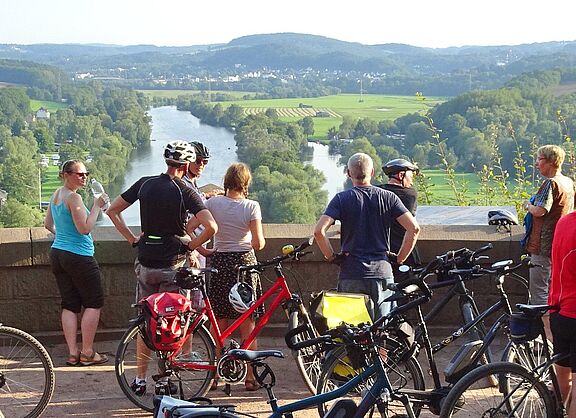 Blick vom Berger-Denkmal ins Ruhrtal