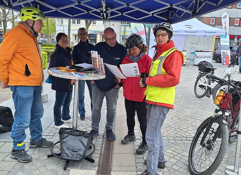 Besuch der Klimameile beim ADFC Hamm Besuch der Klimameile beim ADFC Hamm