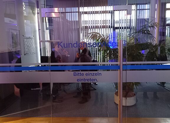 Robert beim Interview