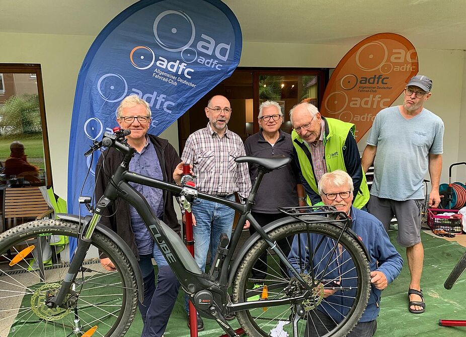 ADFC ReparaturCafé in Action