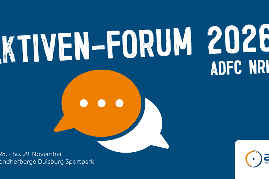 Grafik Aktiven-Forum 2026 Aktiven-Forum ADFC NRW 2026